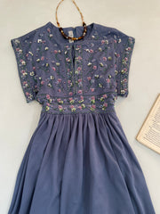 Dauphin Embroidered Dress-Bust 30