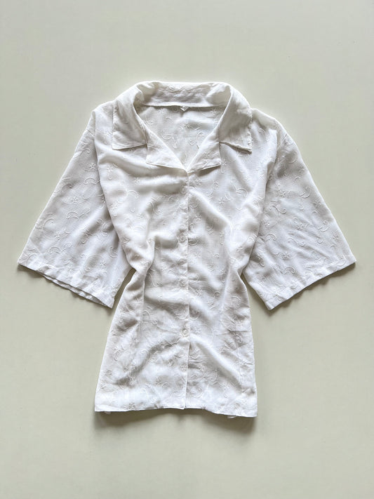 Paisley Embroidered Shirt-Bust 52