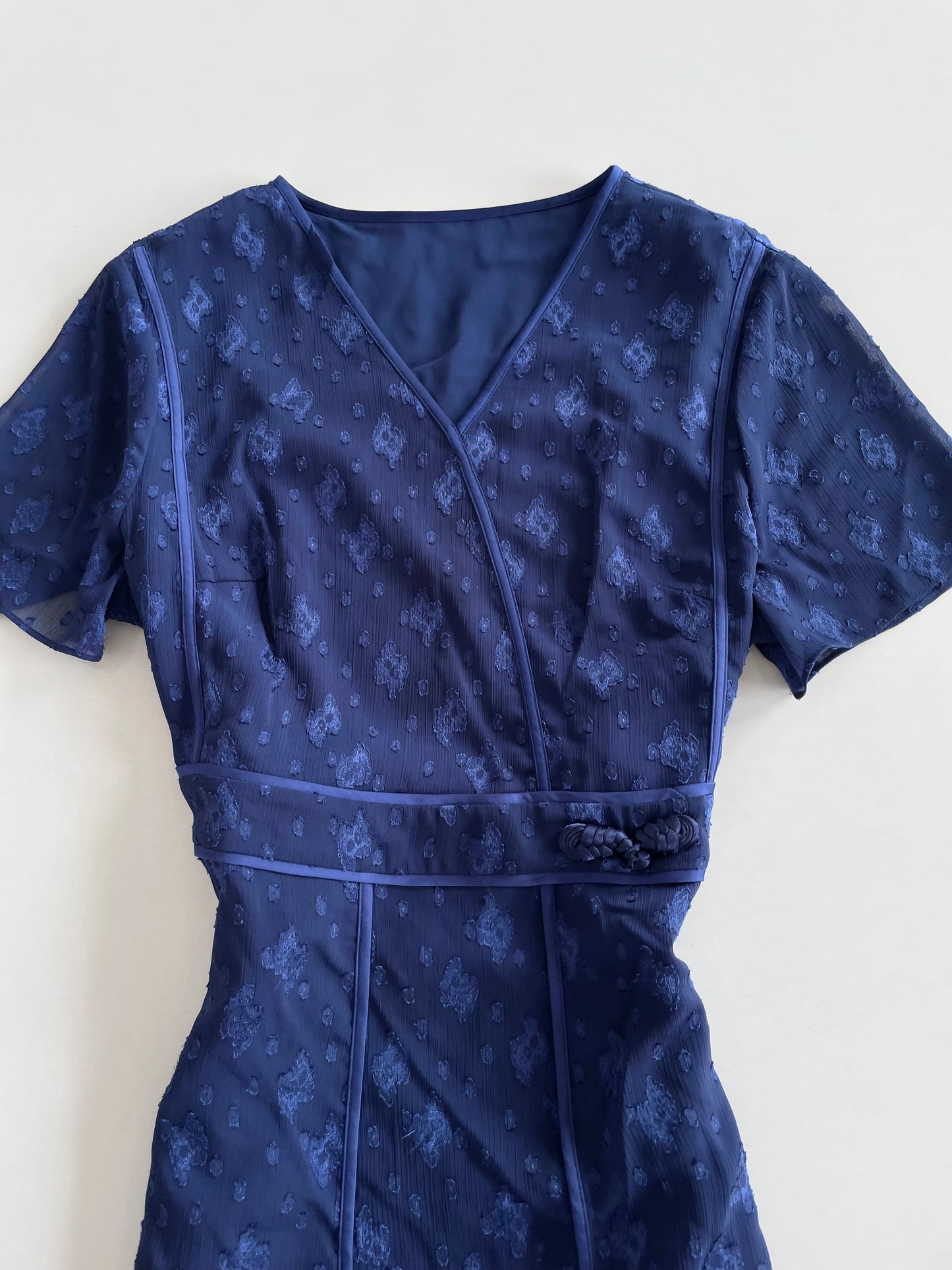Vintage Blue Dress-Bust 38
