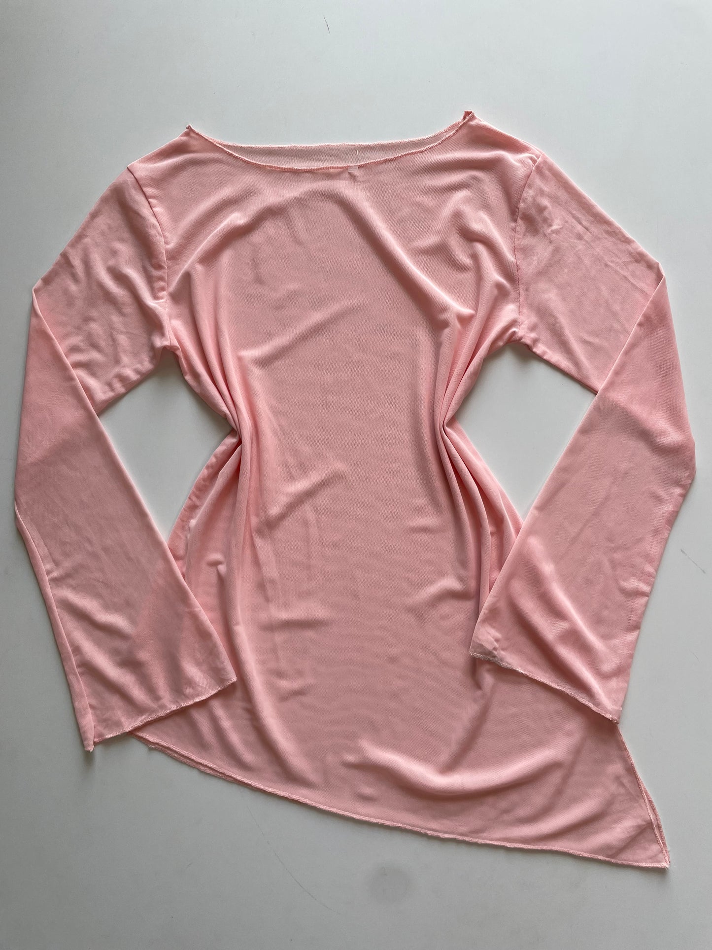 Bubblegum Sheer Top-Bust 34 to 38