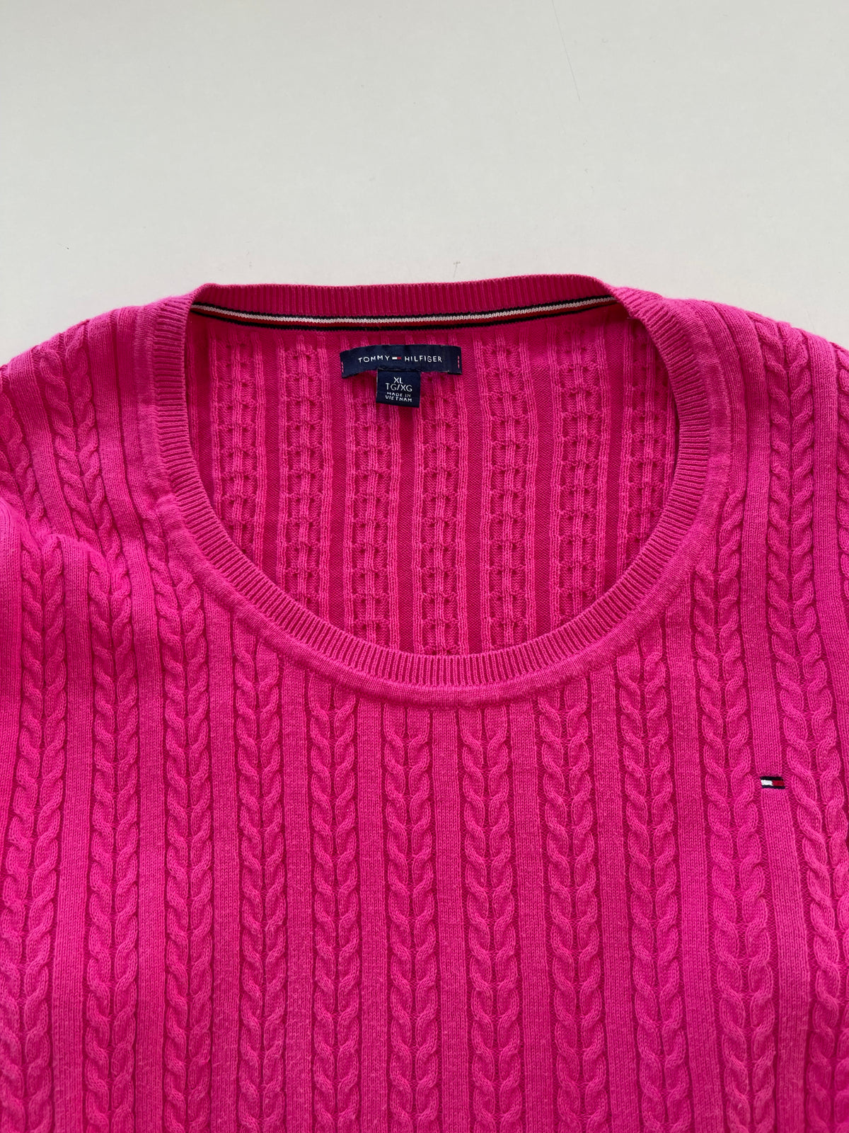Tommy Hilfiger 100%Cotton Vintage Sweater-Bust 42