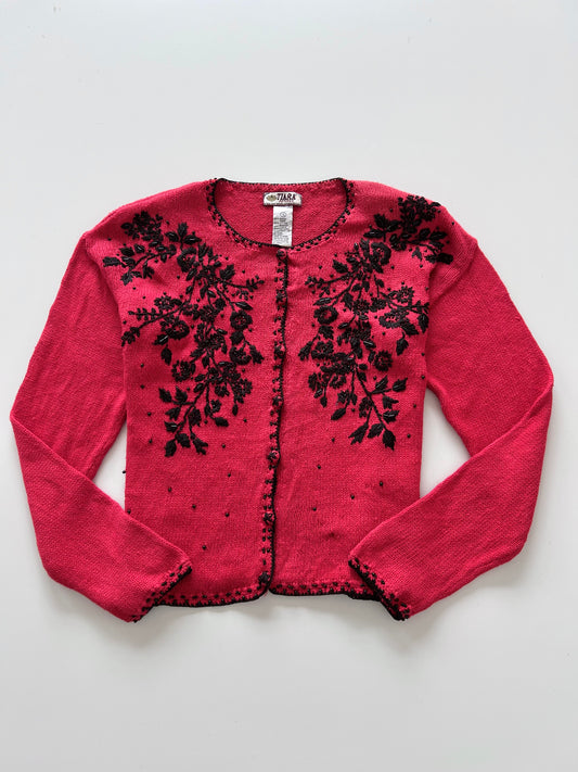 Tiara Embroidered Sweater-Bust 40