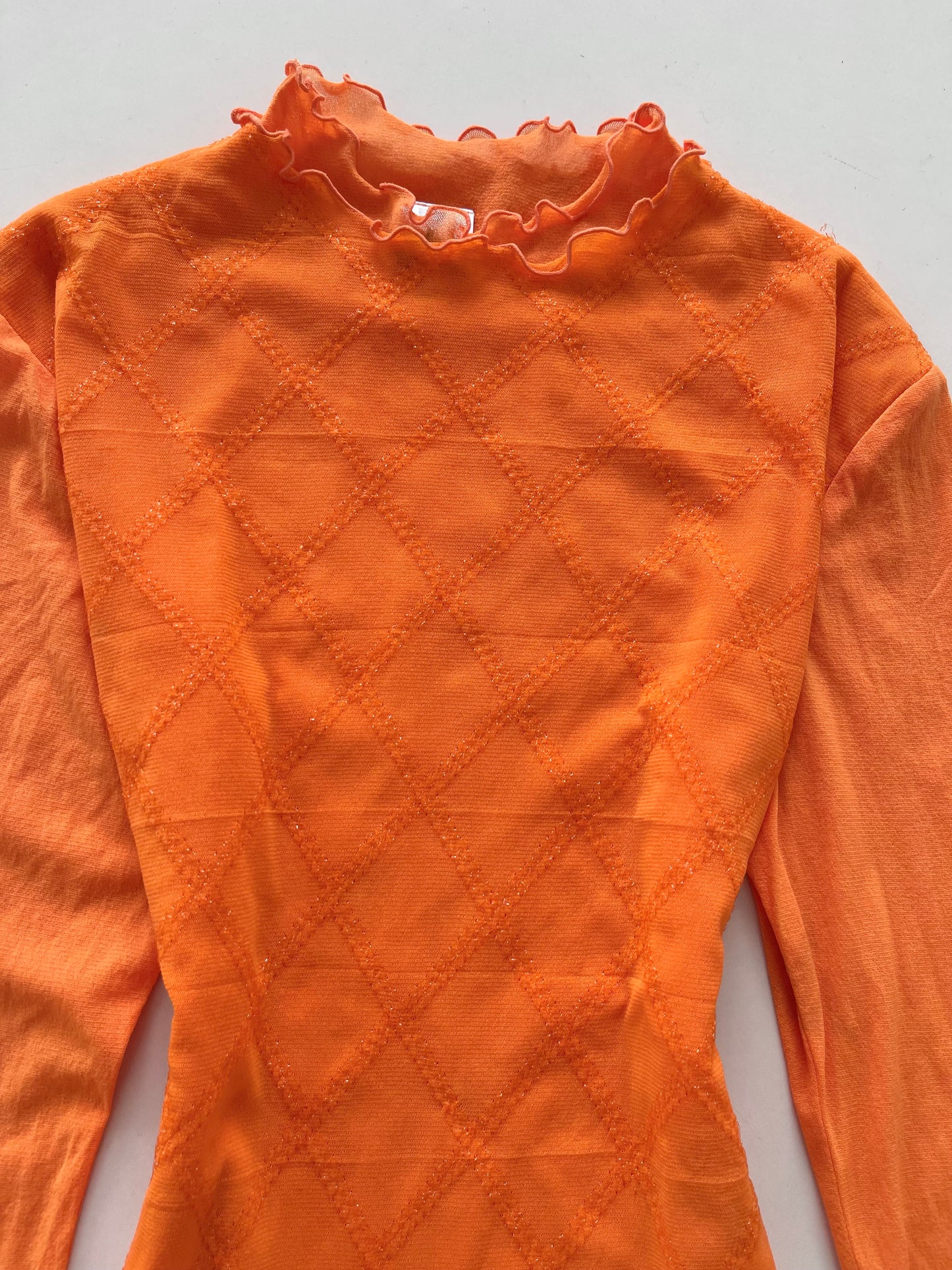Tangerine Y2k Top-Bust 38 to 40