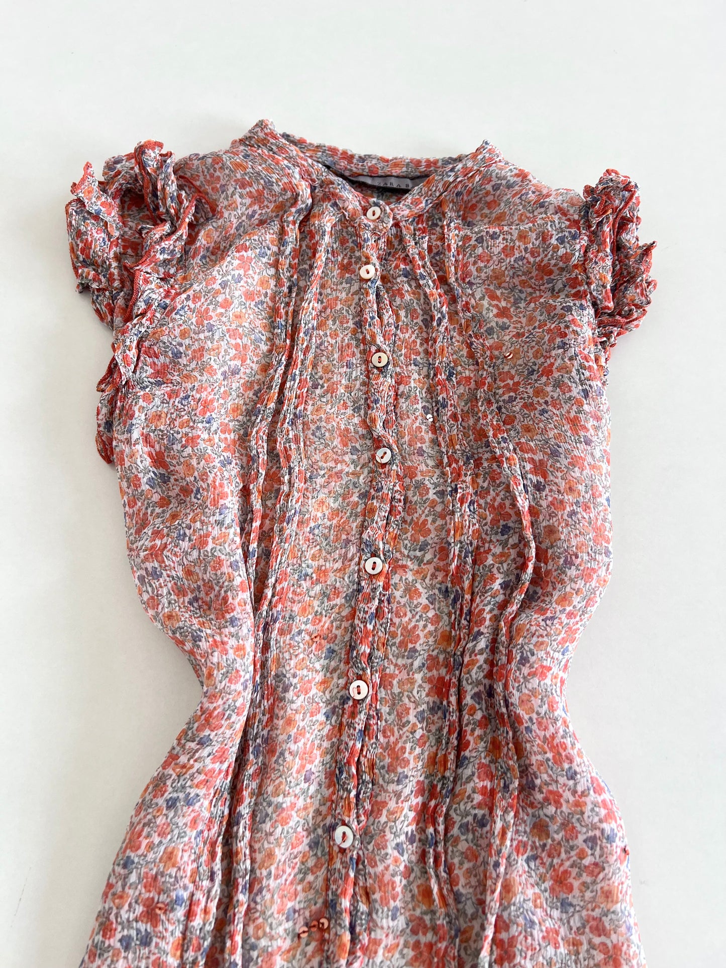 Zara Sheer Top-Bust 36