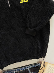 Fuzzy Warm Pullover - Bust 48