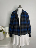 Load image into Gallery viewer, Plaid Thick Warm Jacket -Bust 34
