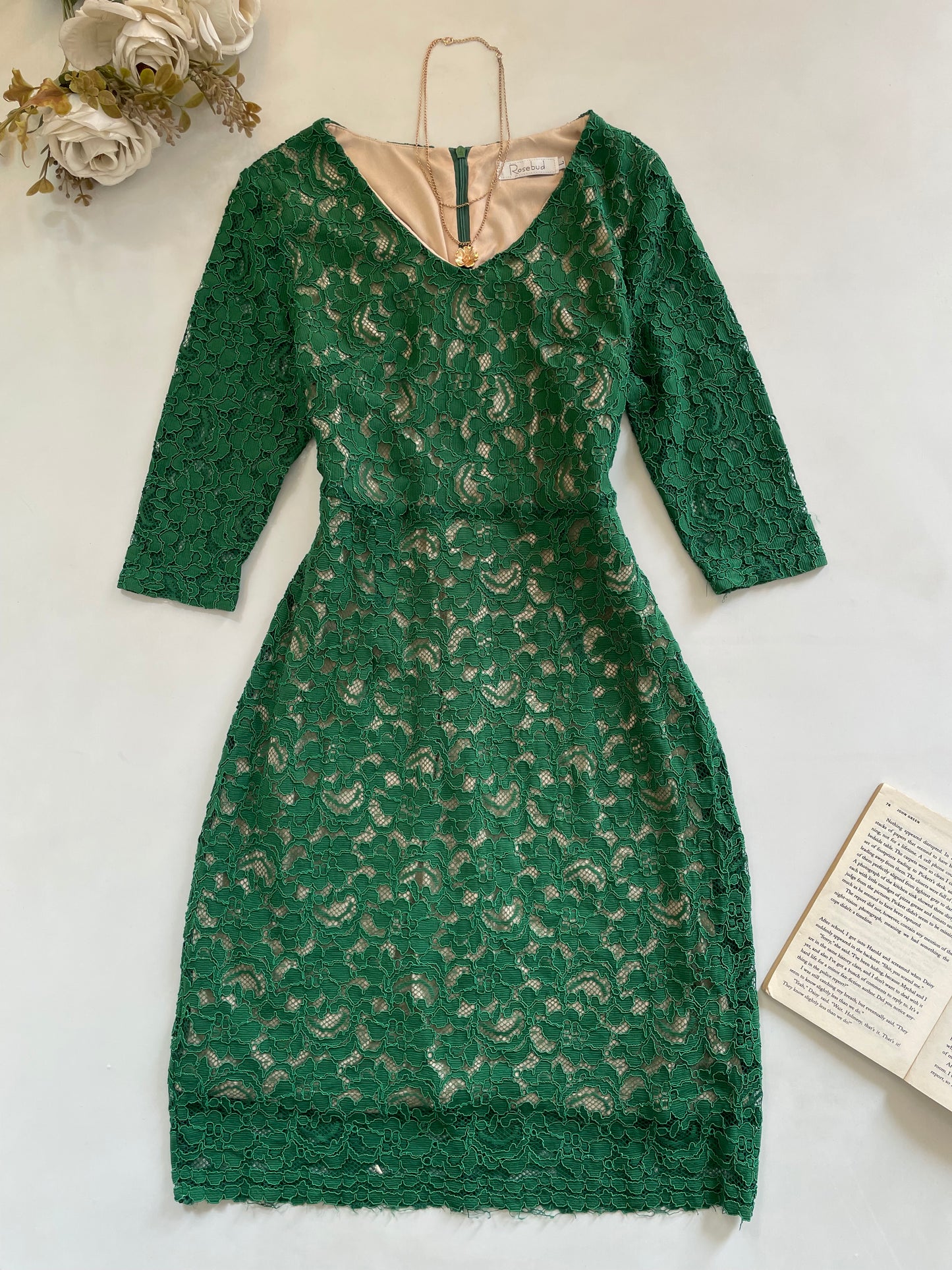 Rosebud Lace Dress-Bust 32