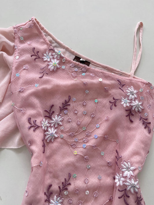 Ego Girl Embroidered Top-Bust 34