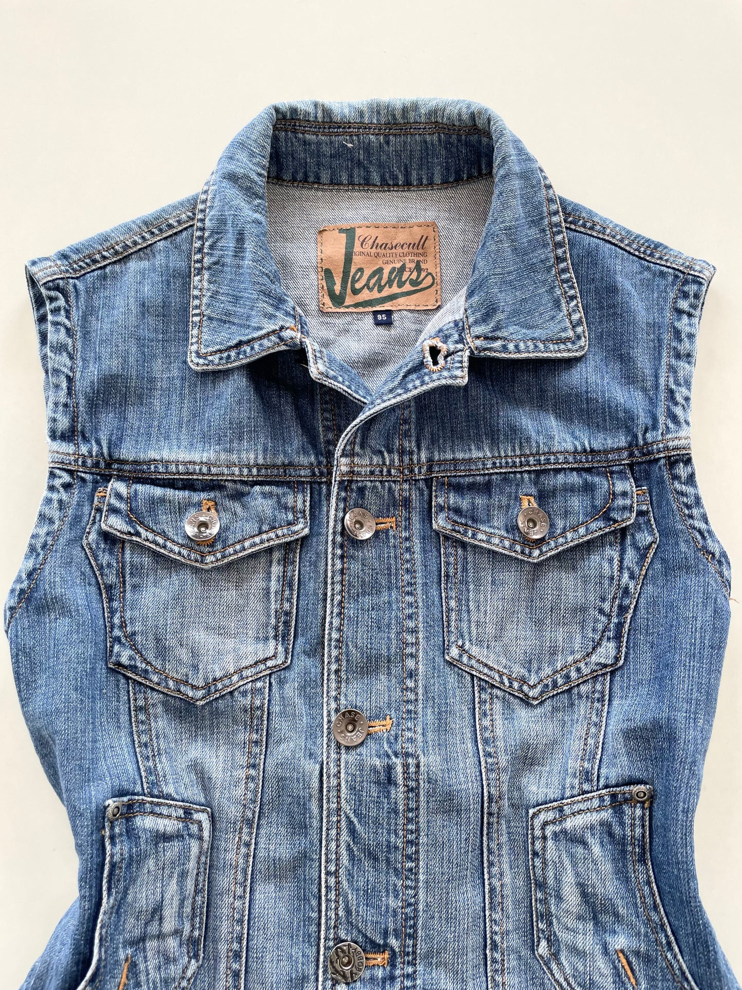 Chascutt Denim Vest-Chest 38