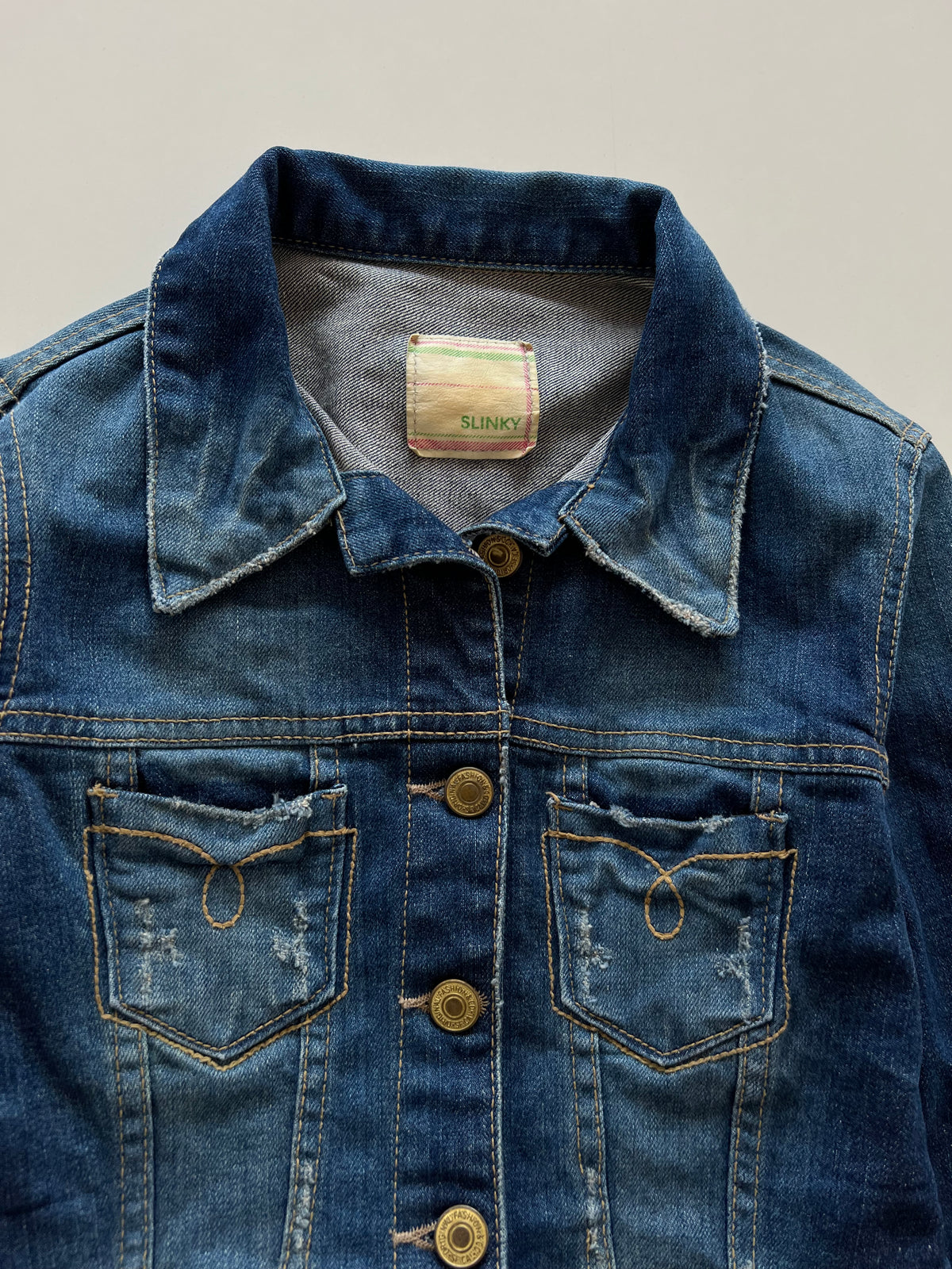 Slinky Denim Jacket-Bust 28