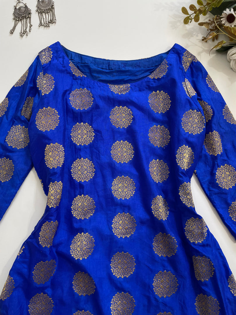 Royal Blue Kurti-Bust 34