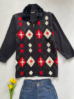 Load image into Gallery viewer, Vintage Embroidered Sweater-Bust 42

