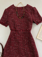 Tweed Dress-Bust 38