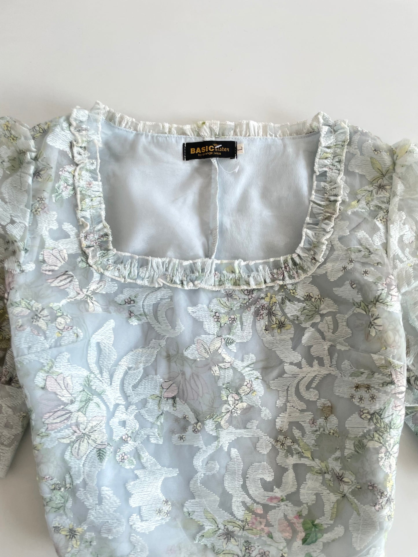 Orange Juice Vintage Top-Bust 34