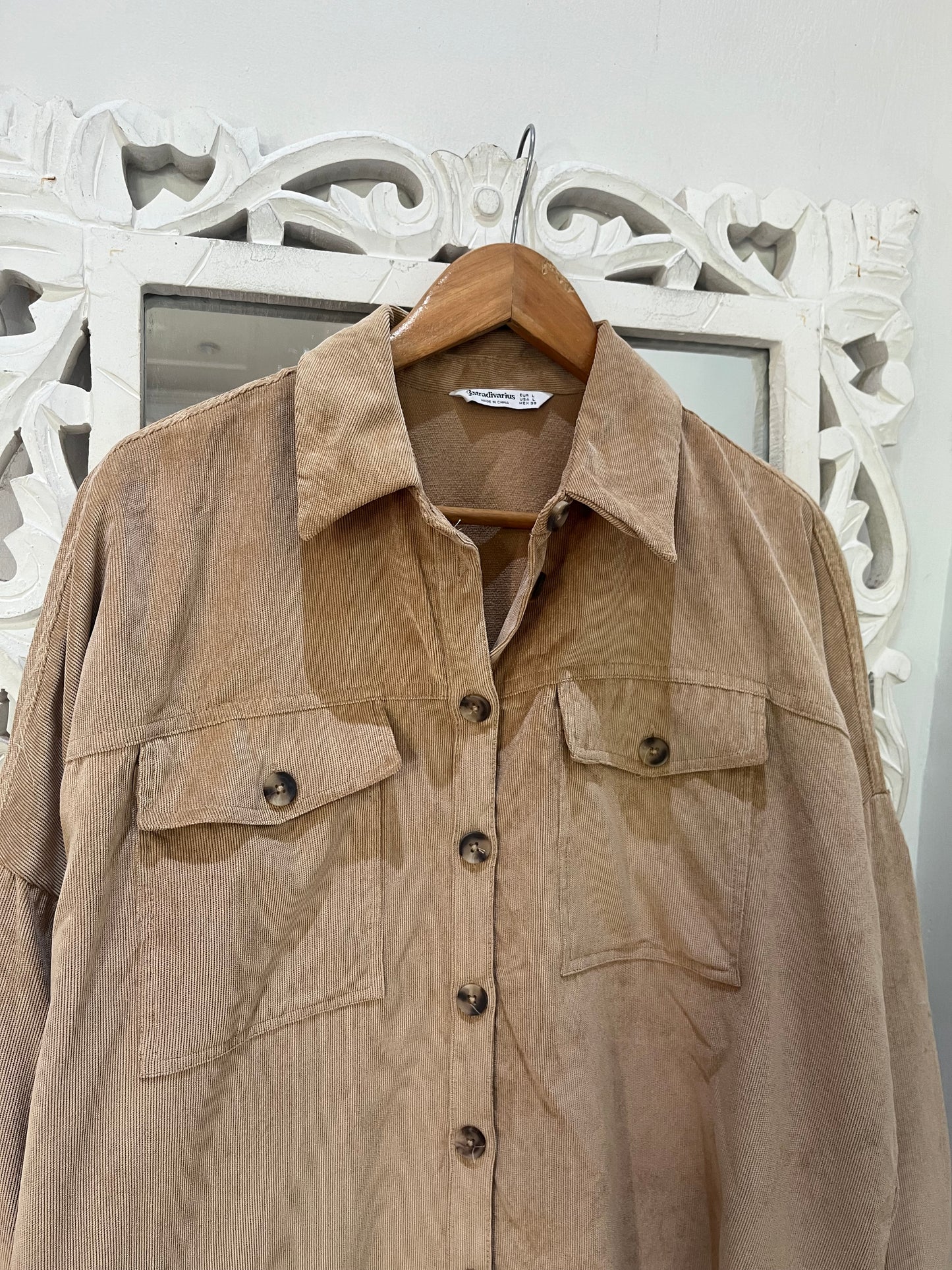 Stradivarius Corduroy Shirt-Chest 52