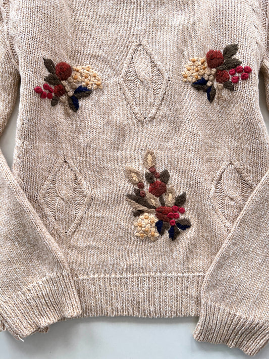 Jantzen Classics hand Embroidered Sweater-Bust 42