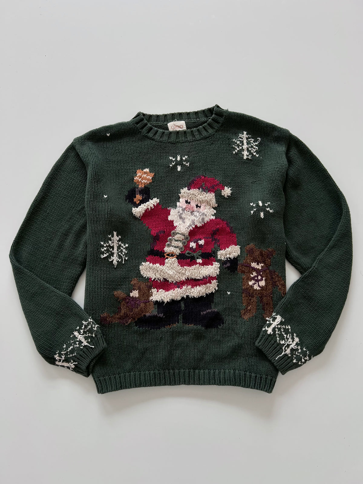 Cleo Embroidered Christmas Sweater-Bust 46