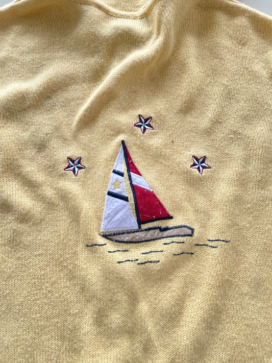 Breckenridge Embroidered Vintage Sweater-Bust 50