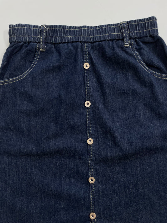 Long Denim Skirt-Waist 30