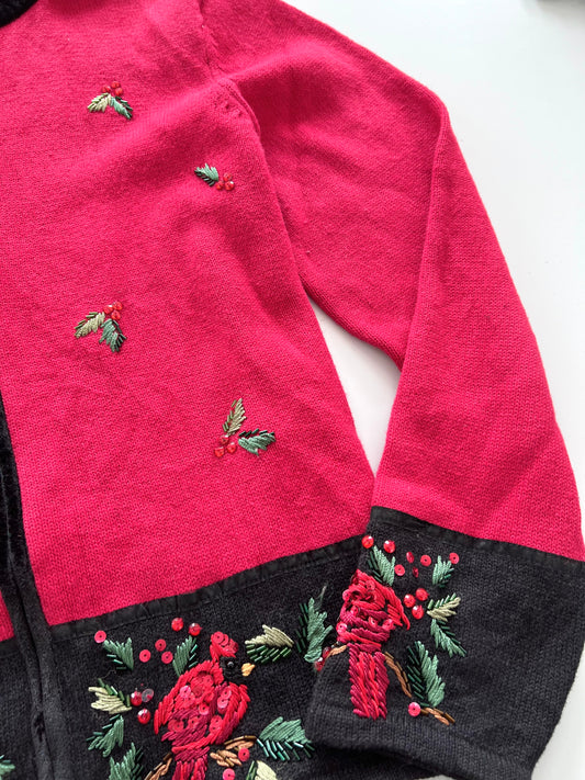 Tiara International Embroidered Zipper-Bust 42