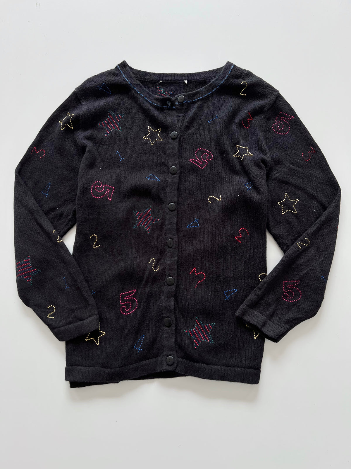 Christmas Embroidered Cardigan Sweater-Bust 52