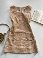 Winter Tweed Dress-Bust 36