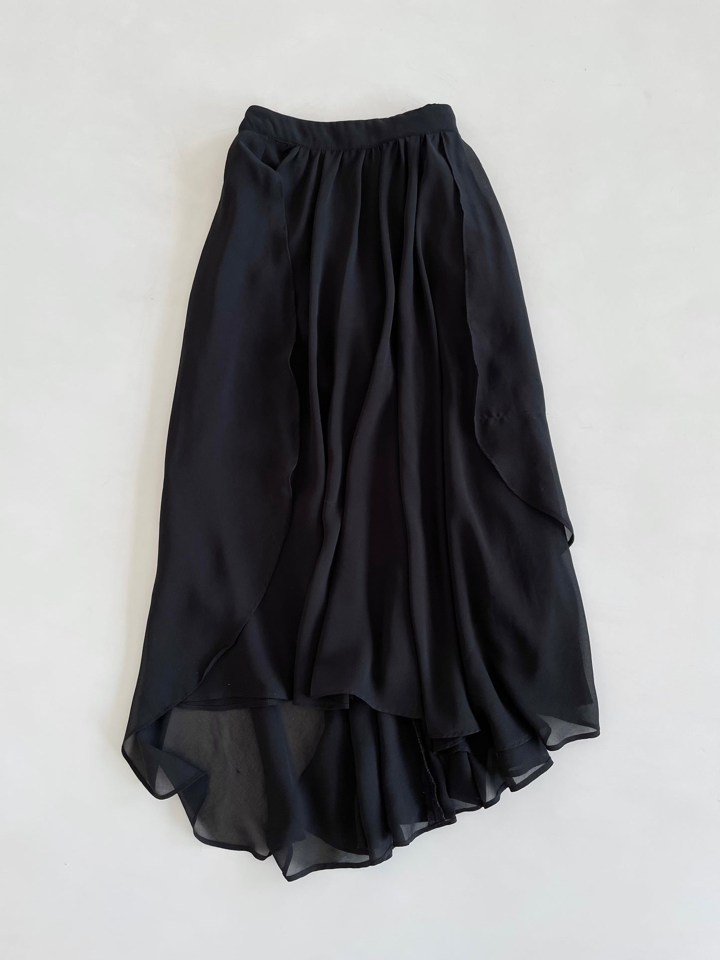 Black Flowy Skirt-Waist 28