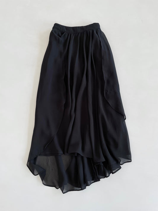 Black Flowy Skirt-Waist 28