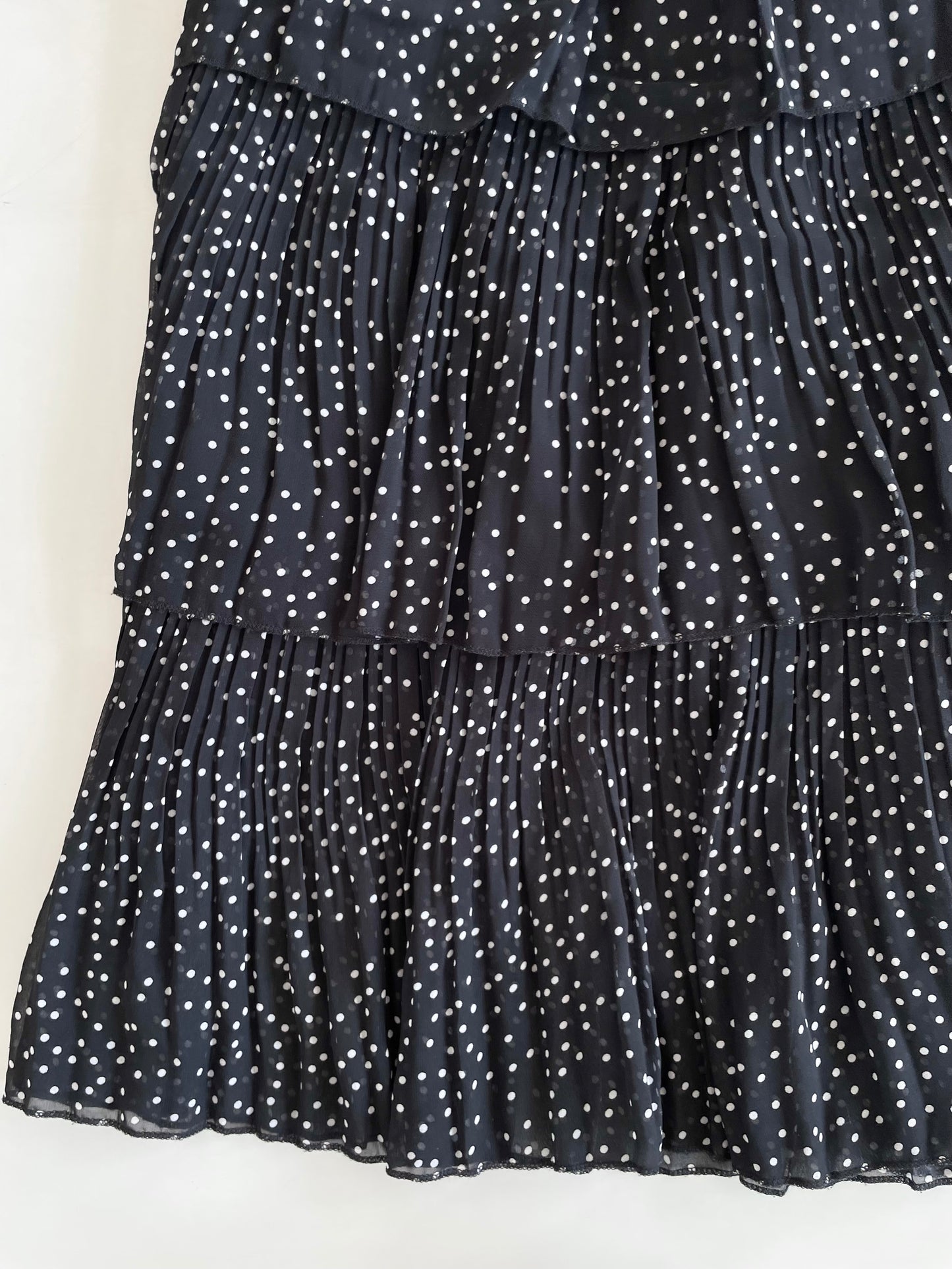 Polka Dot Ruffle Skirt-Waist 28 to 32