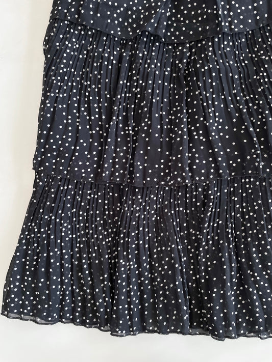 Polka Dot Ruffle Skirt-Waist 28 to 32