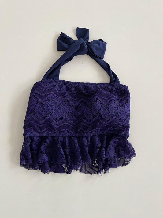 Purple Lace Top-Bust 28 to 30