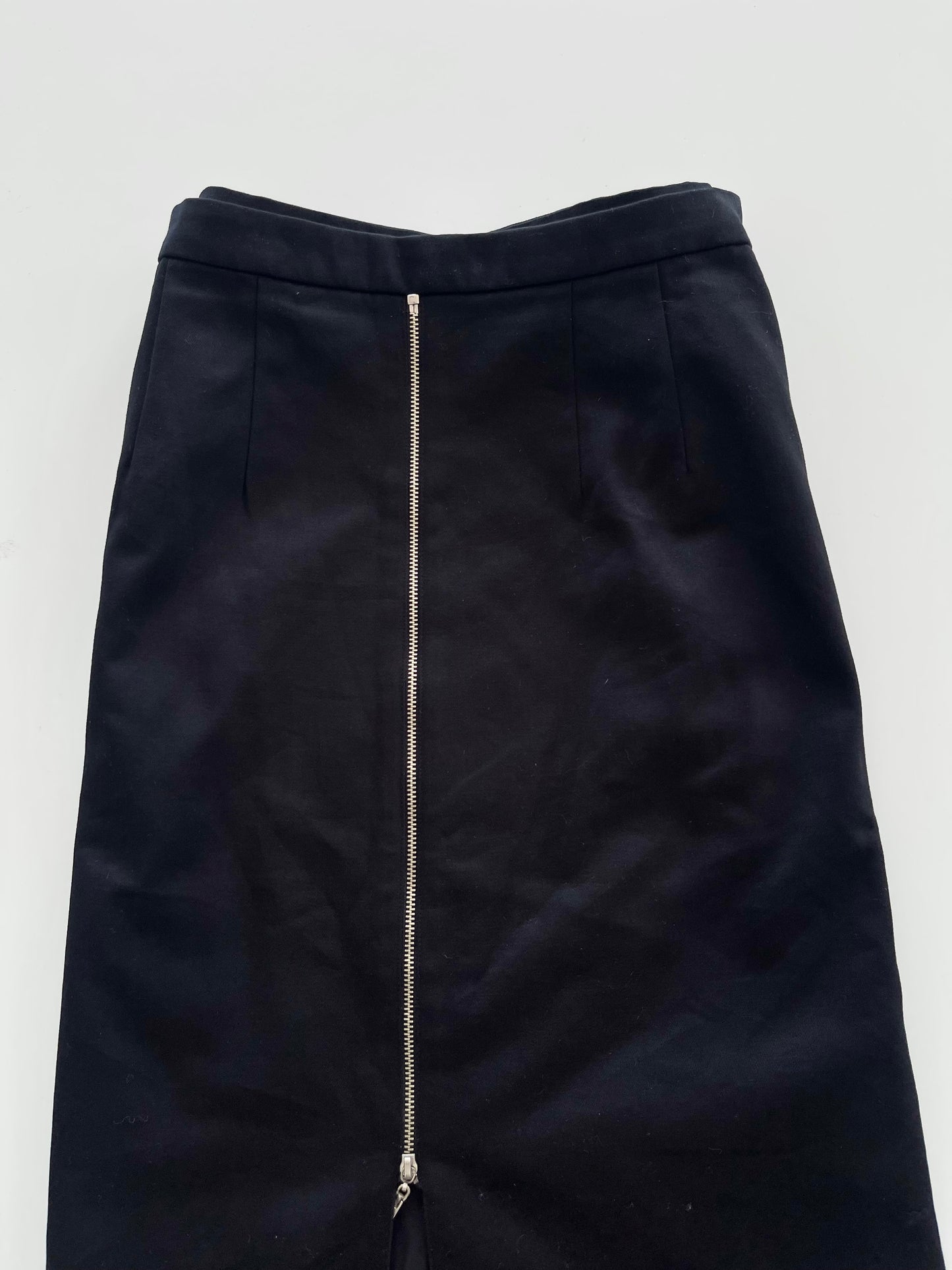 Solid Black Formal Skirt-Waist 30
