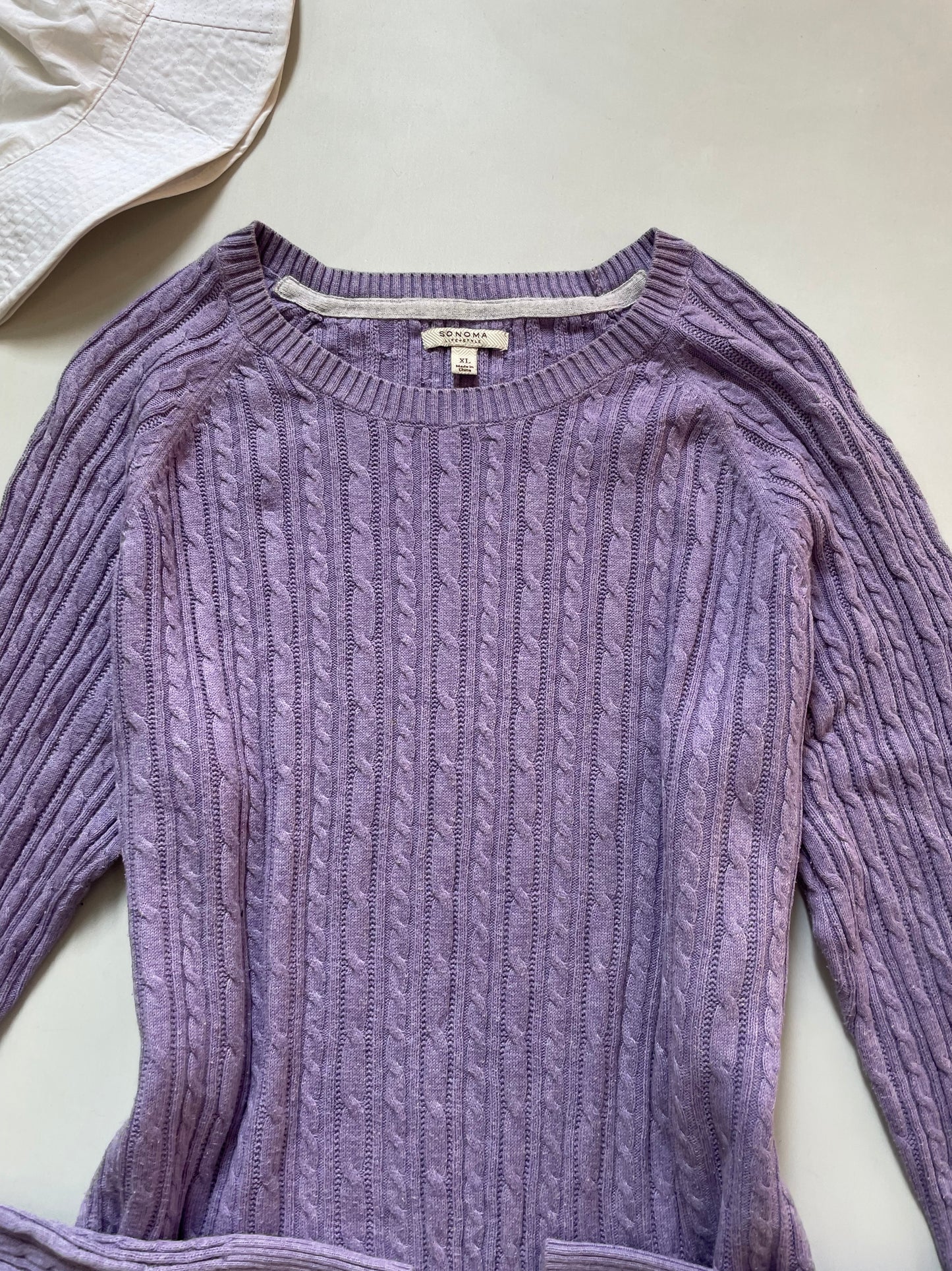Sonoma Vintage Cable Knit Sweater-Chest 38 to 40