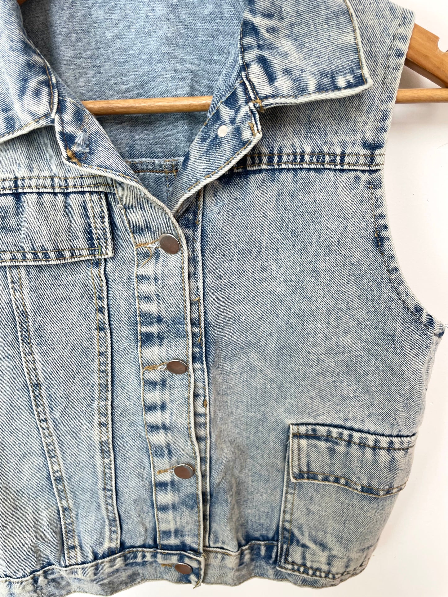 Denim Vest-Bust 36