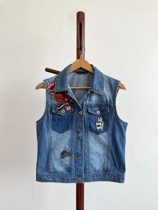 Denim Vest-Chest 38