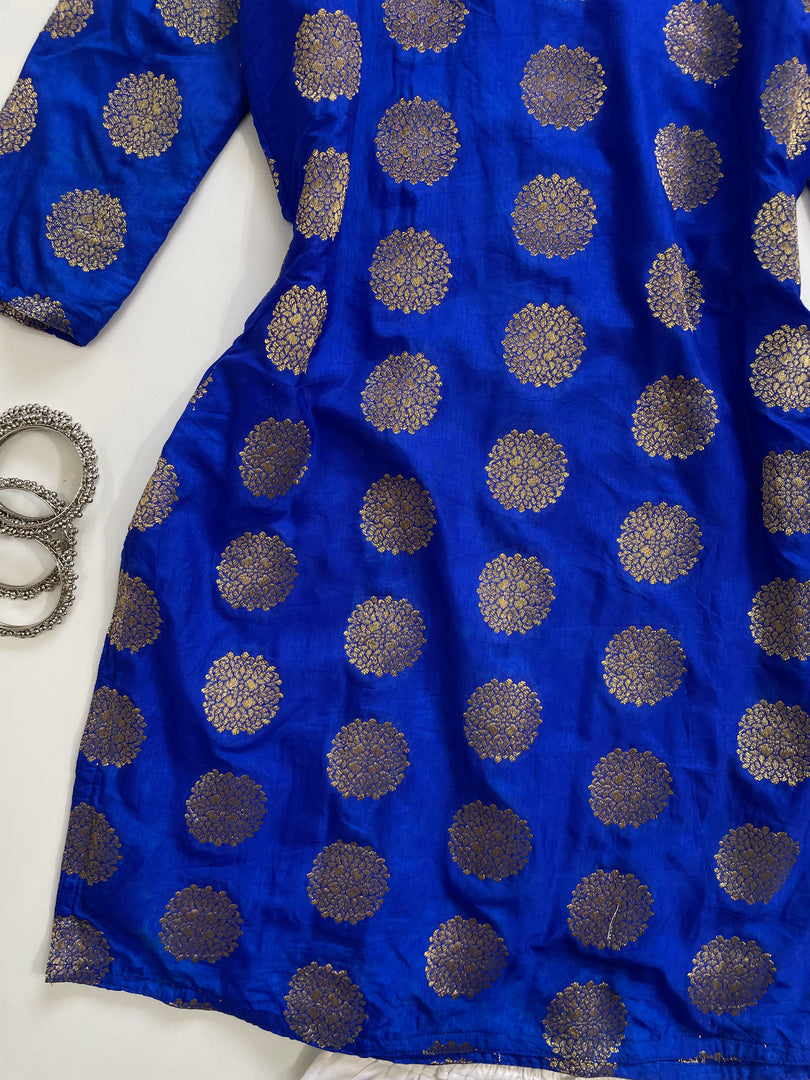 Royal Blue Kurti-Bust 34