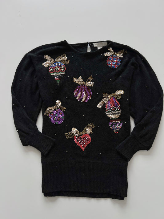 Jane Ashley Embroidered Sweater-Bust 44