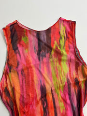 Sheer Ruched Dress-Bust 36 to 38