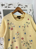 Load image into Gallery viewer, Vintage Embroidered Sweater Vest-Bust 44
