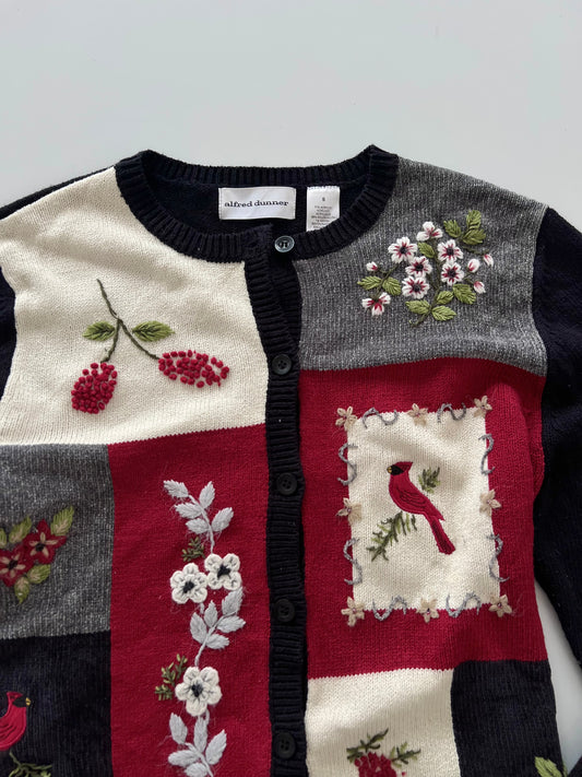 Alfred Dunner Embroidered Sweater-Bust 44