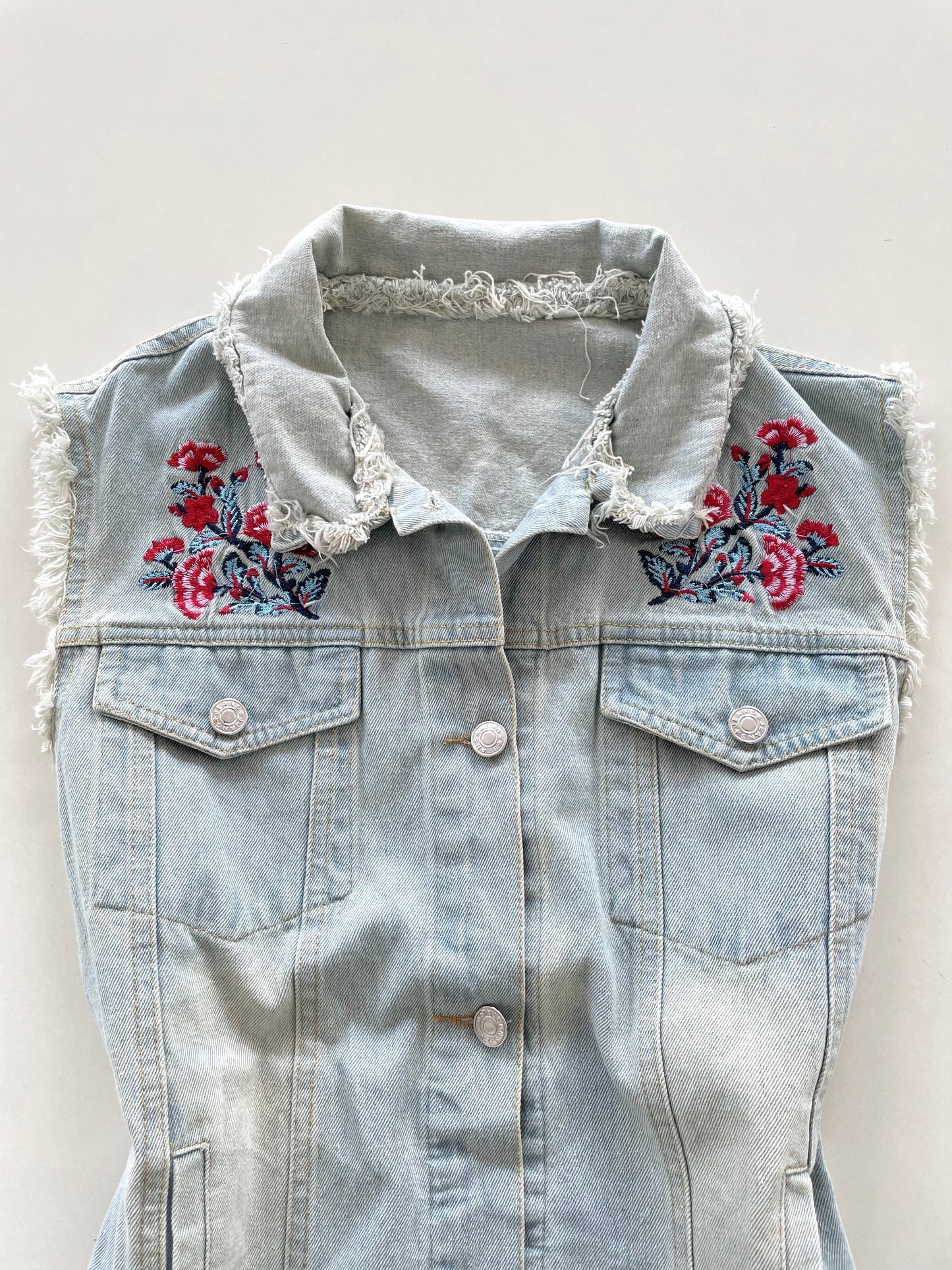 Denim Vest-Chest 40