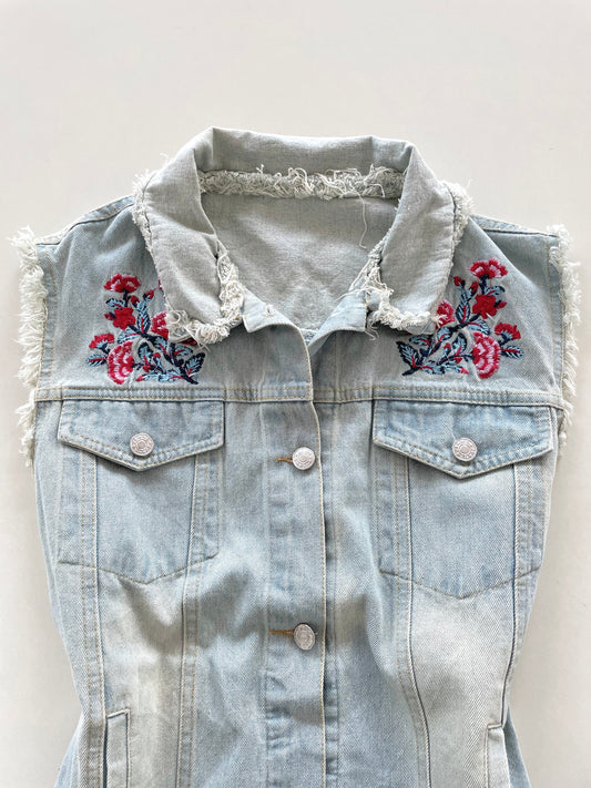 Denim Vest-Chest 40