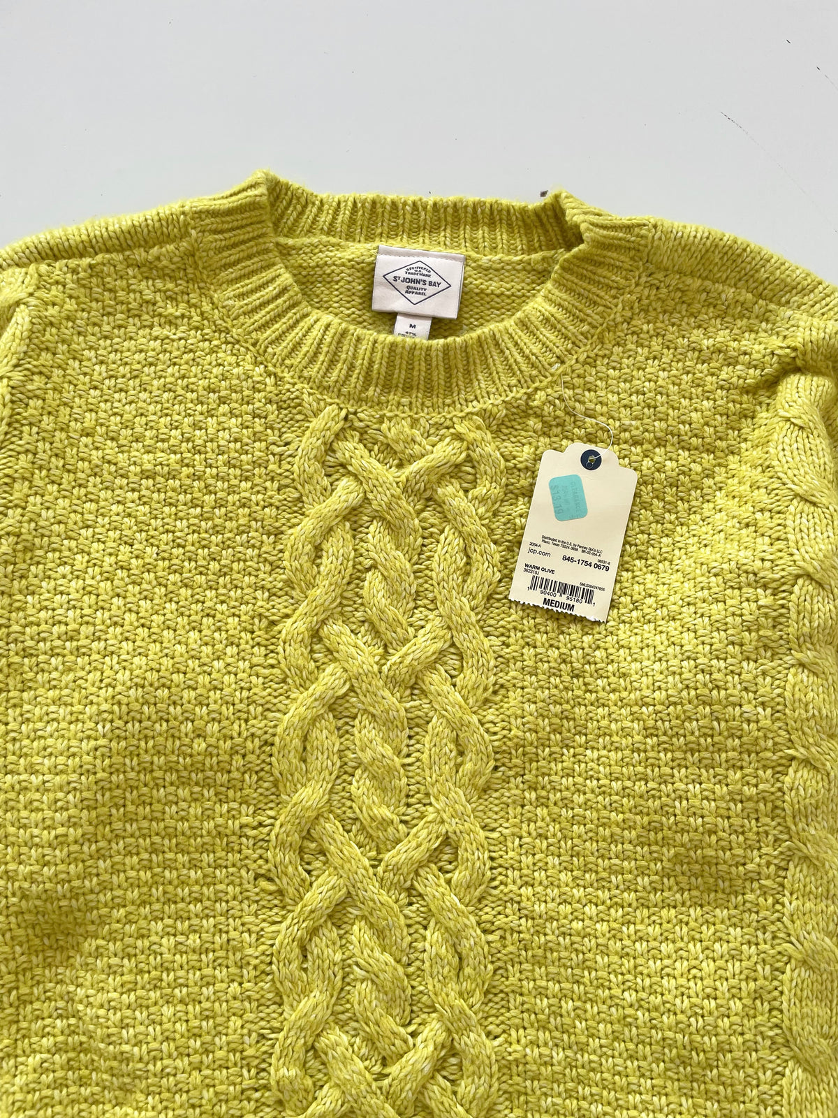 St John's Bay New Tagged Solid Soft Sweater-Bust 44