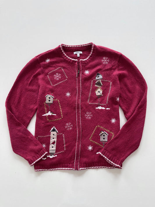 Croft&Barrow Embroidered Sweater-Bust 48