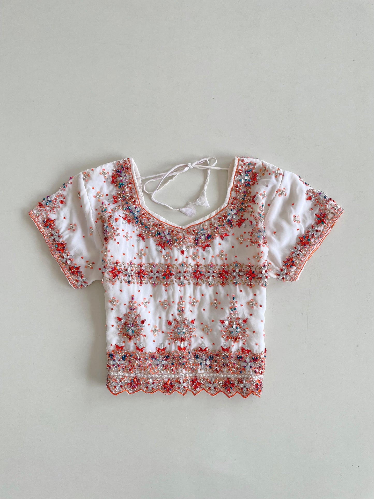 Hand Embroidered Desi Top-Bust 34