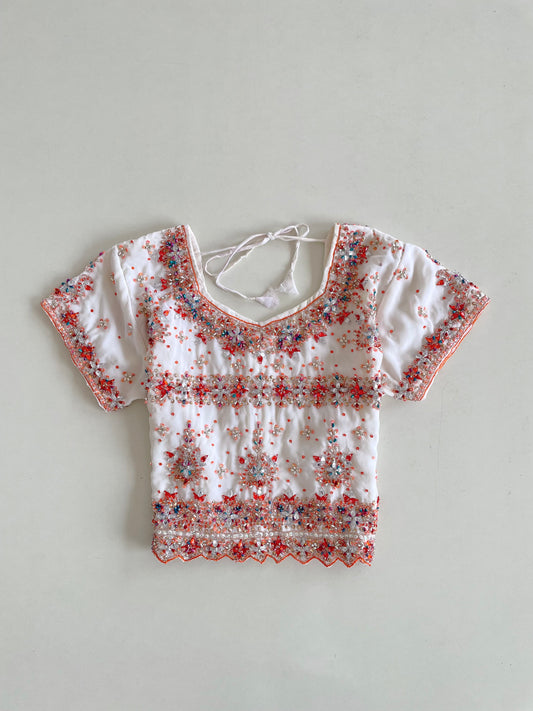 Hand Embroidered Desi Top-Bust 34