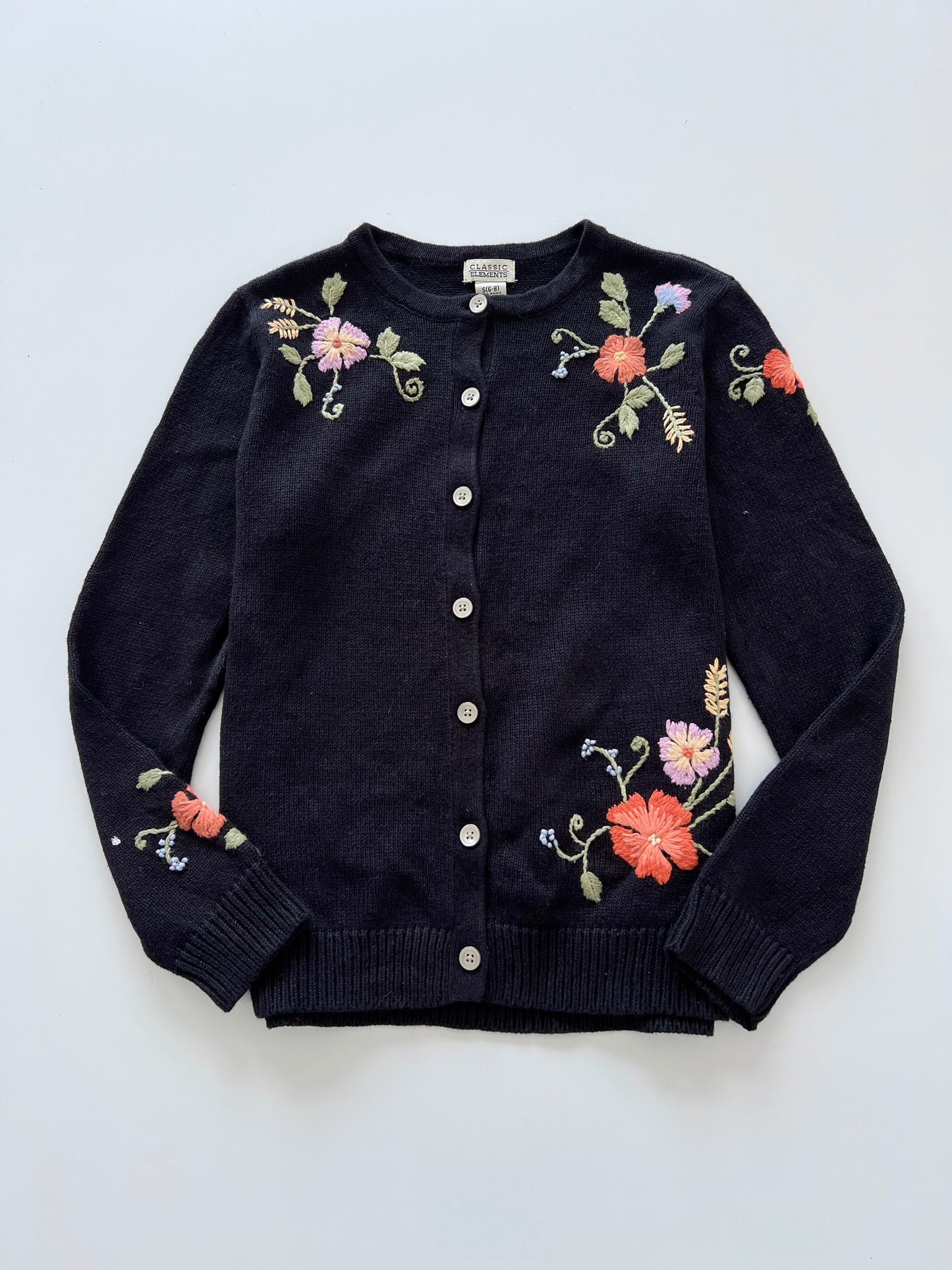 Classic Elements Embroidered Sweater-Bust 42