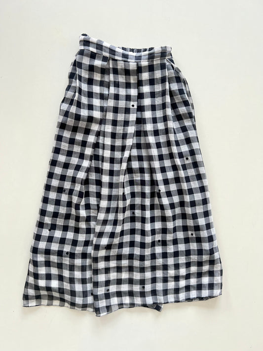 Robette Gingham Skirt-Waist 30 to 32