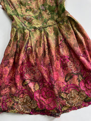 Embroidered Dress-Bust 32