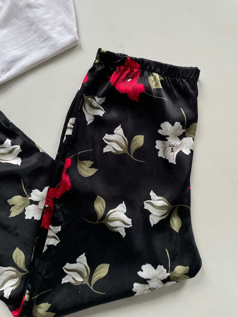 Satin Lounge Pants-Waist 28 to 34